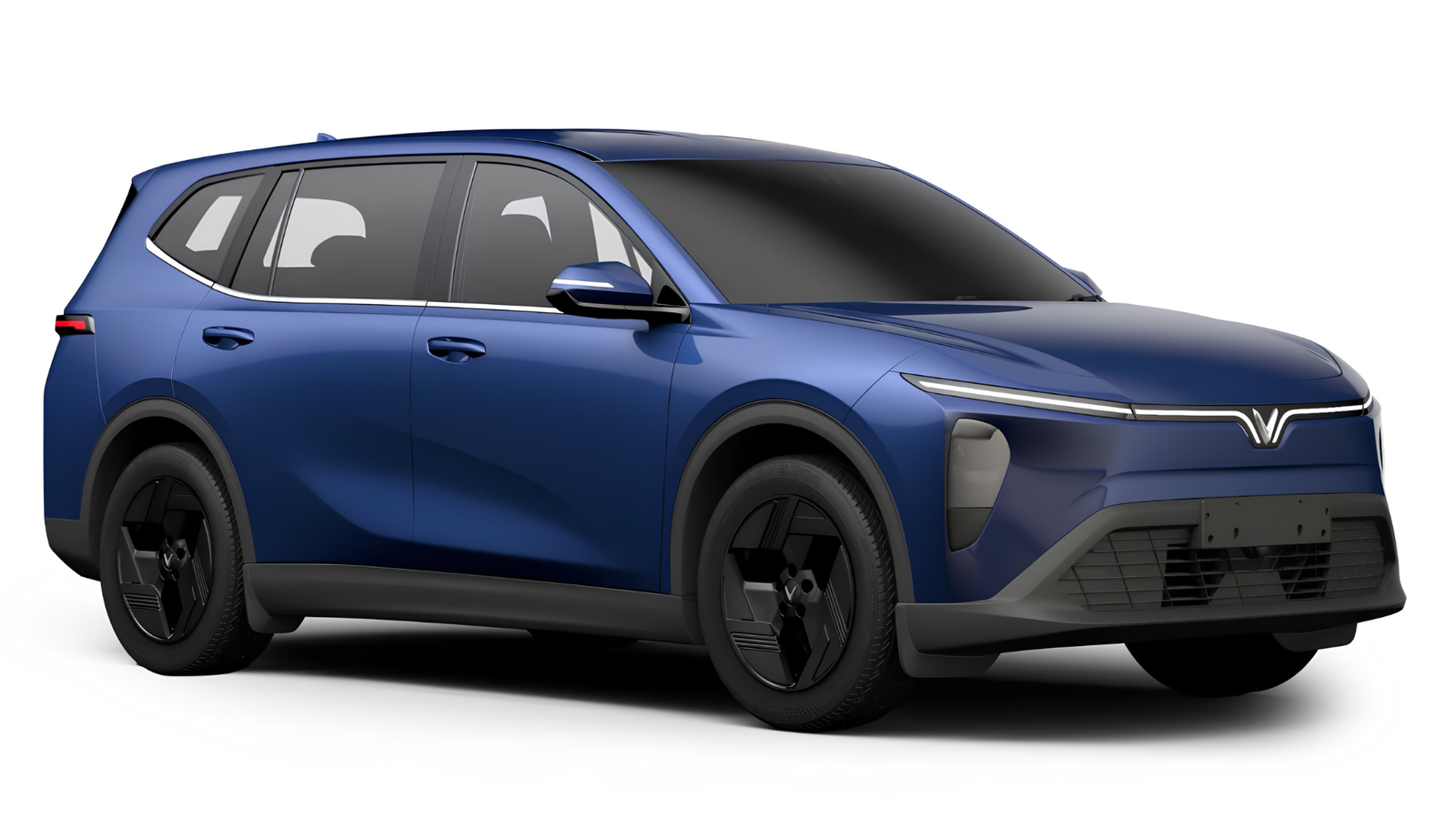 VinFast VF MPV 7 màu xanh, ảnh sản phẩm dùng cho khối báo giá VF MPV 7 lăn bánh