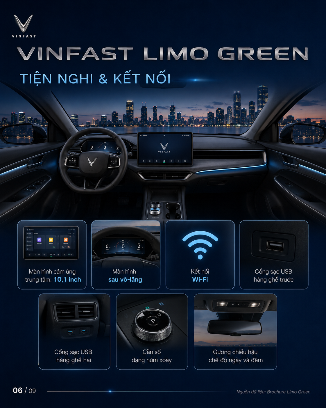 Thông số kỹ thuật xe điện VinFast Limo Green — ảnh 7