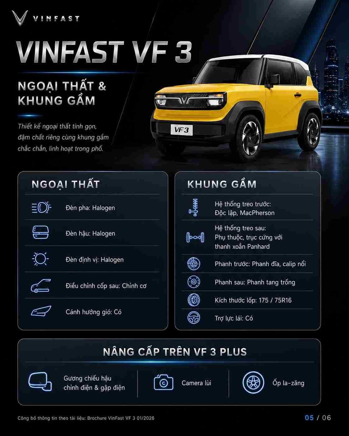 Thông số kỹ thuật xe điện VinFast VF 3 — ảnh 7