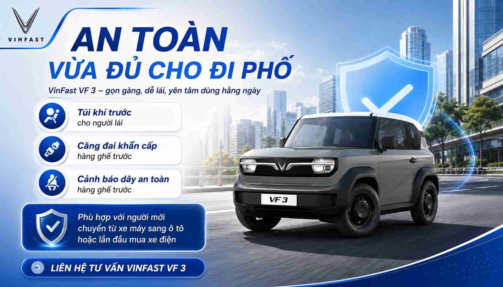 Trang bị an toàn của Vinfast VF 3