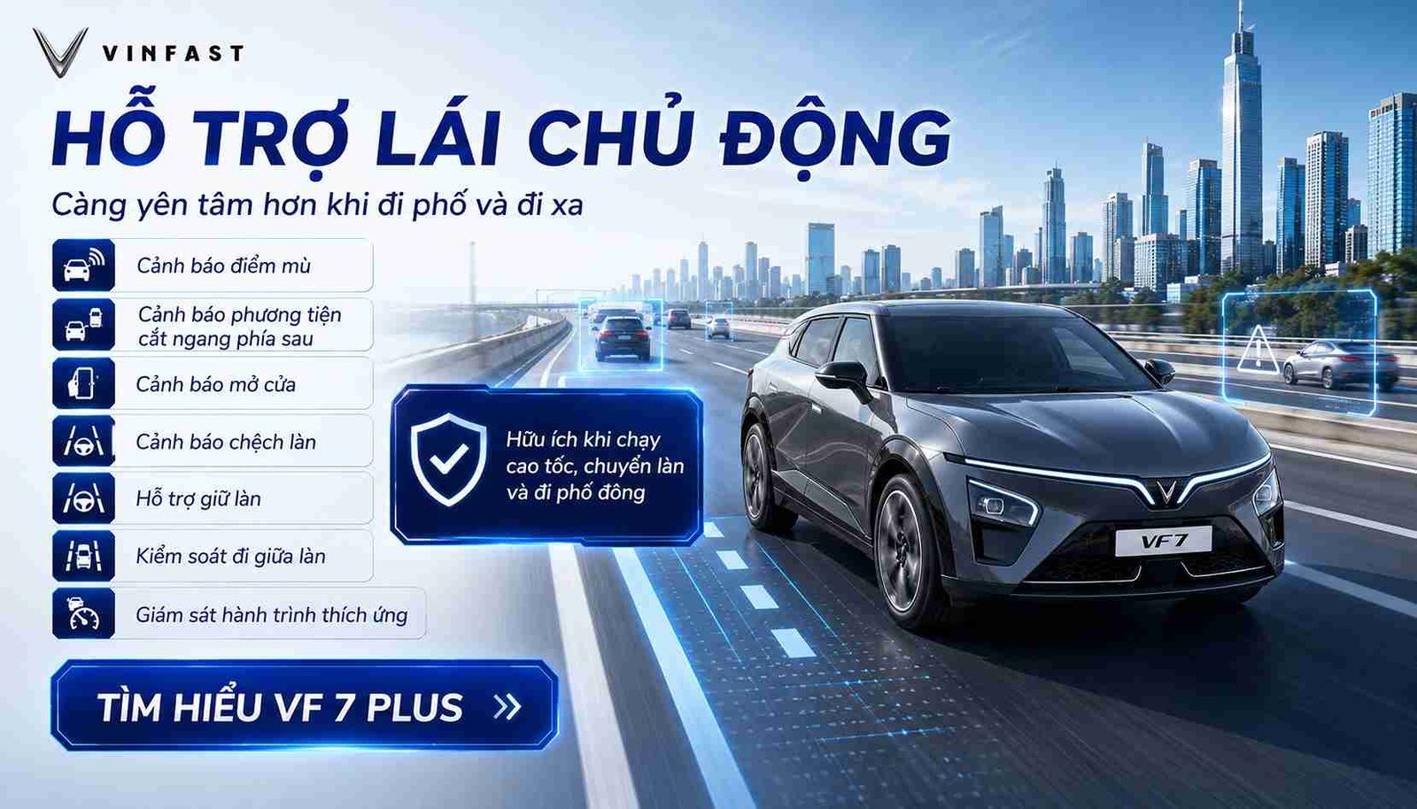 Trang bị an toàn của Vinfast VF 7