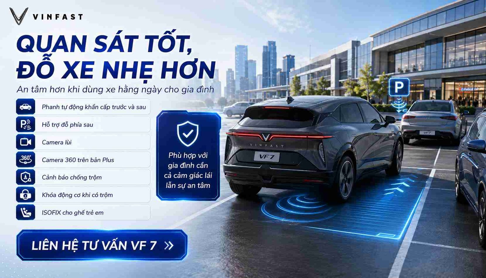 Trang bị an toàn của Vinfast VF 7