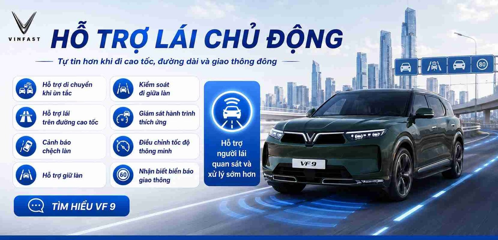 Trang bị an toàn của Vinfast VF 9