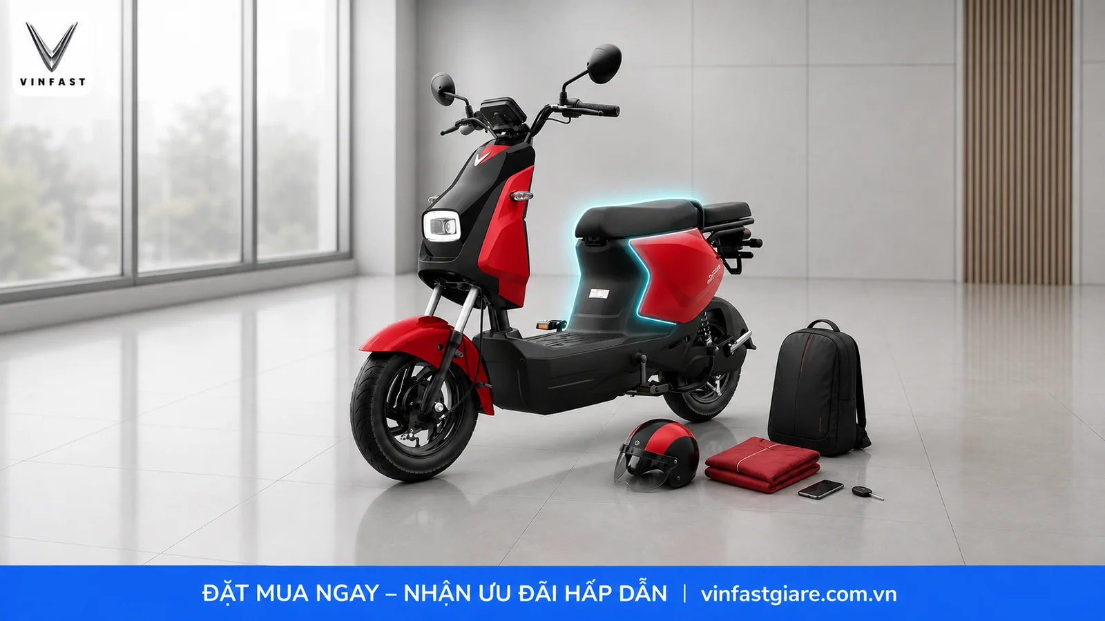 Cốp xe và tiện ích nổi bật trên VinFast Amio