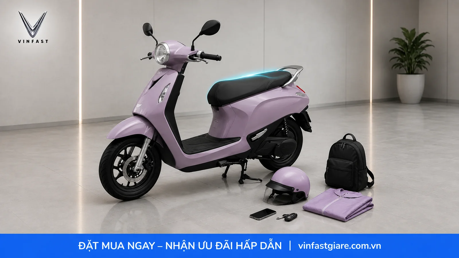 Cốp xe và tiện ích nổi bật trên VinFast Evo Grand Lite
