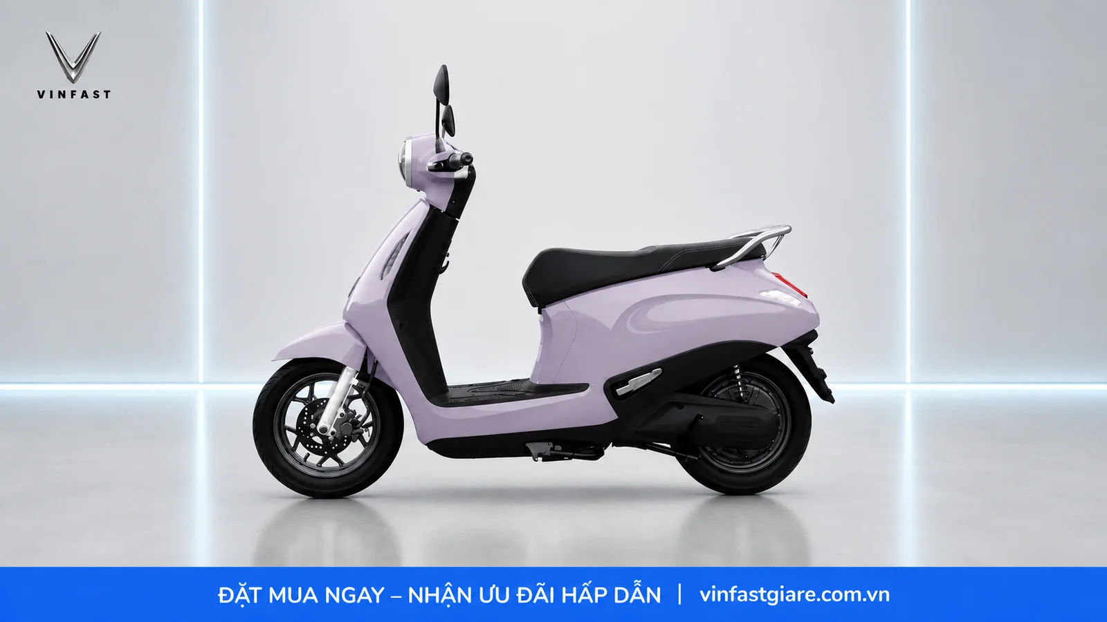 Thiết kế thân xe VinFast Evo Grand Lite nhìn từ bên hông