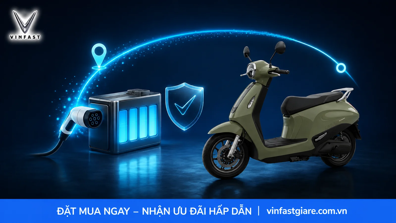 Pin và quãng đường di chuyển của VinFast Evo Grand