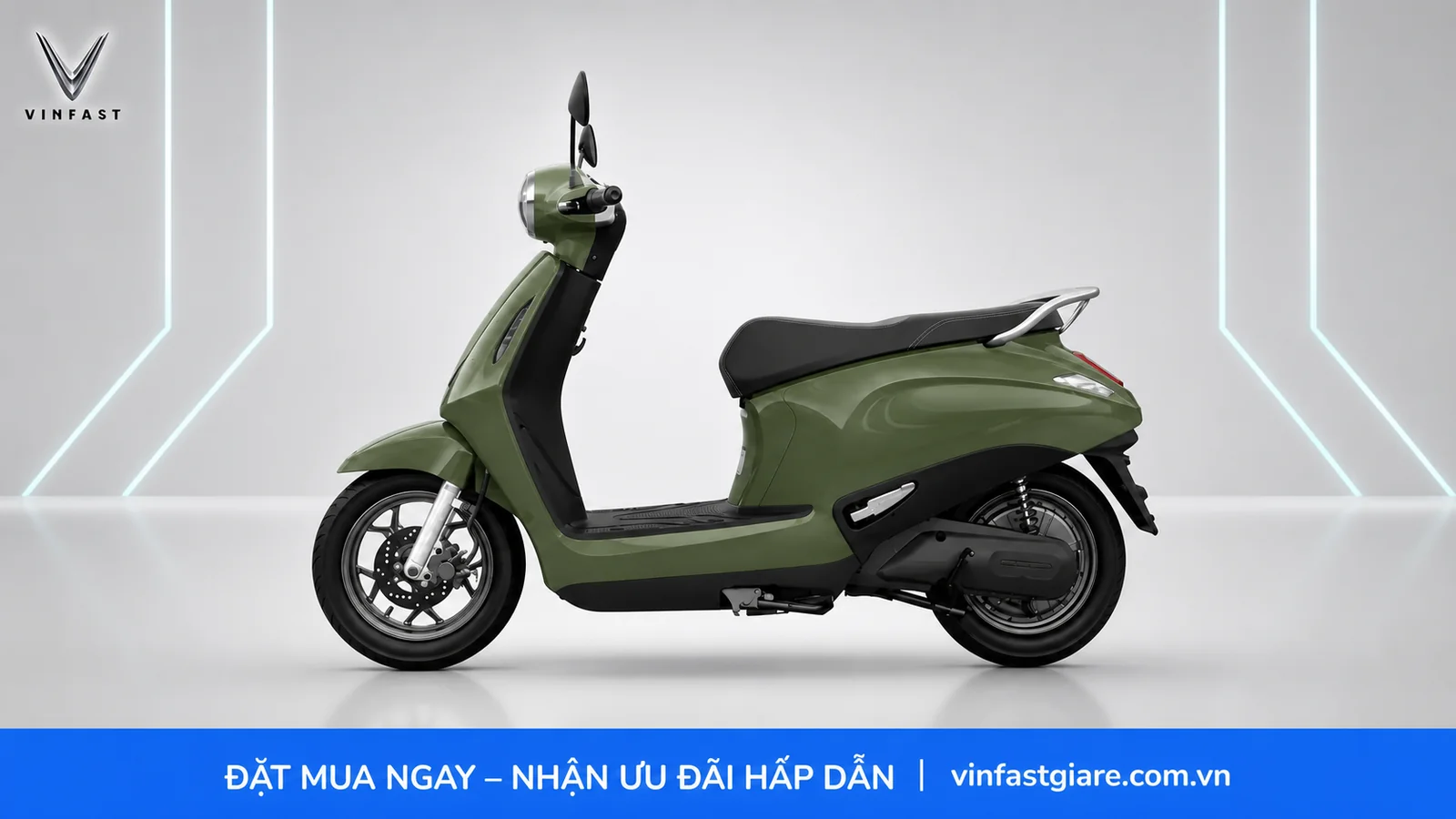 Thiết kế thân xe VinFast Evo Grand nhìn từ bên hông