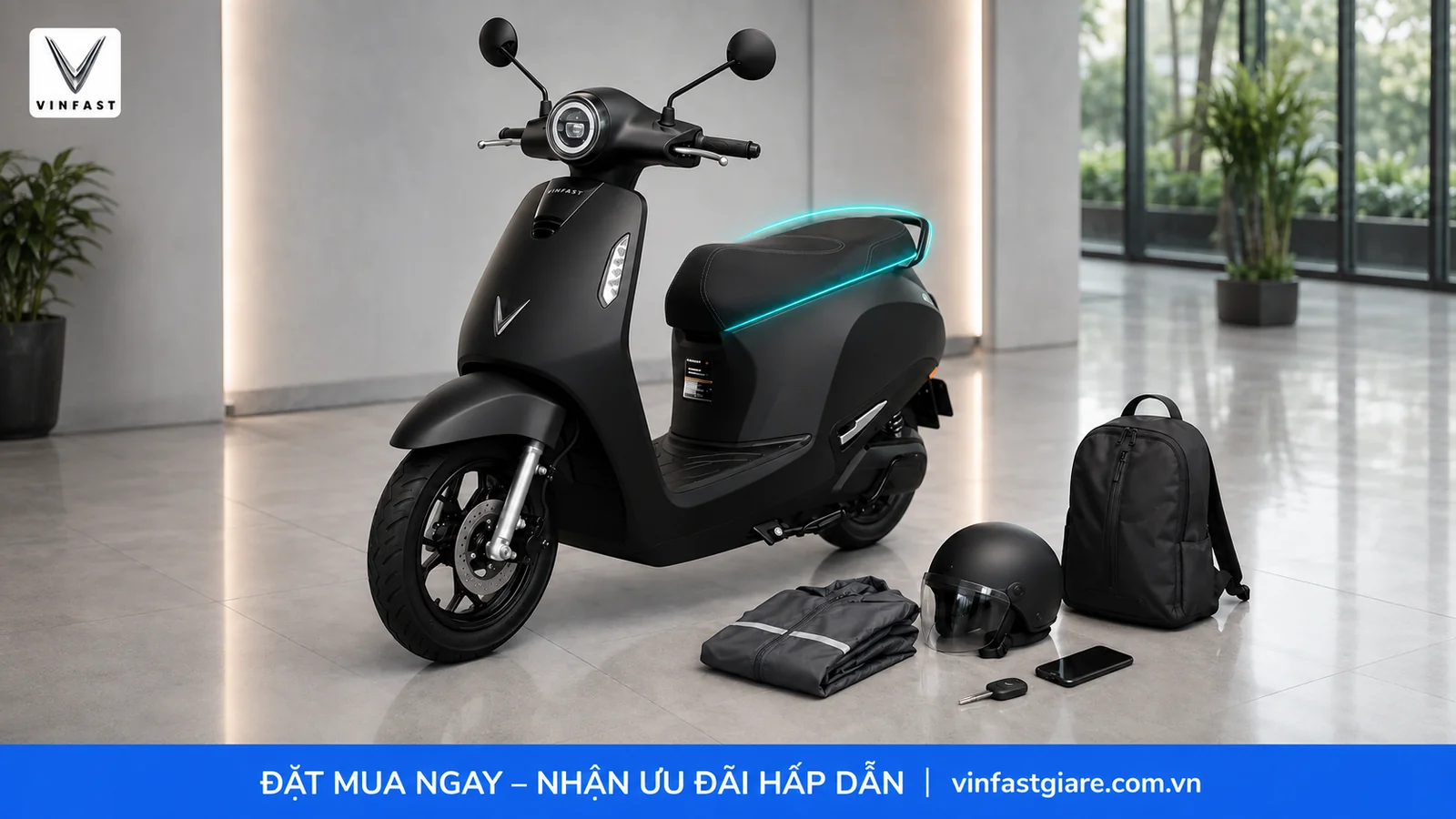Cốp xe và tiện ích nổi bật trên VinFast Evo Max