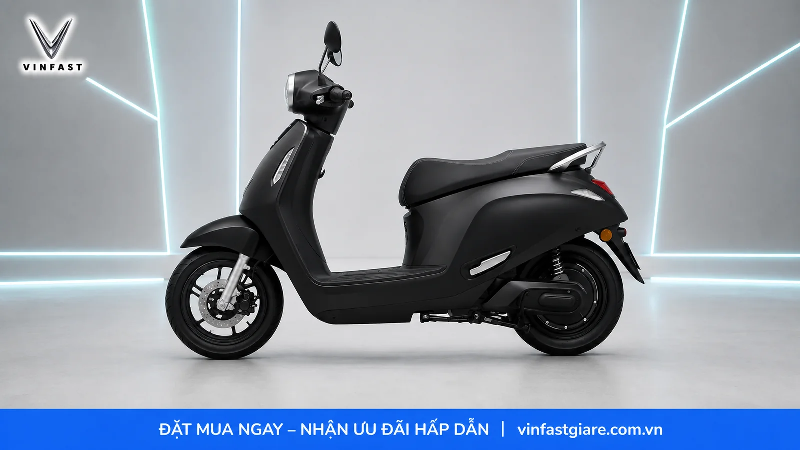 Thiết kế thân xe VinFast Evo Max nhìn từ bên hông
