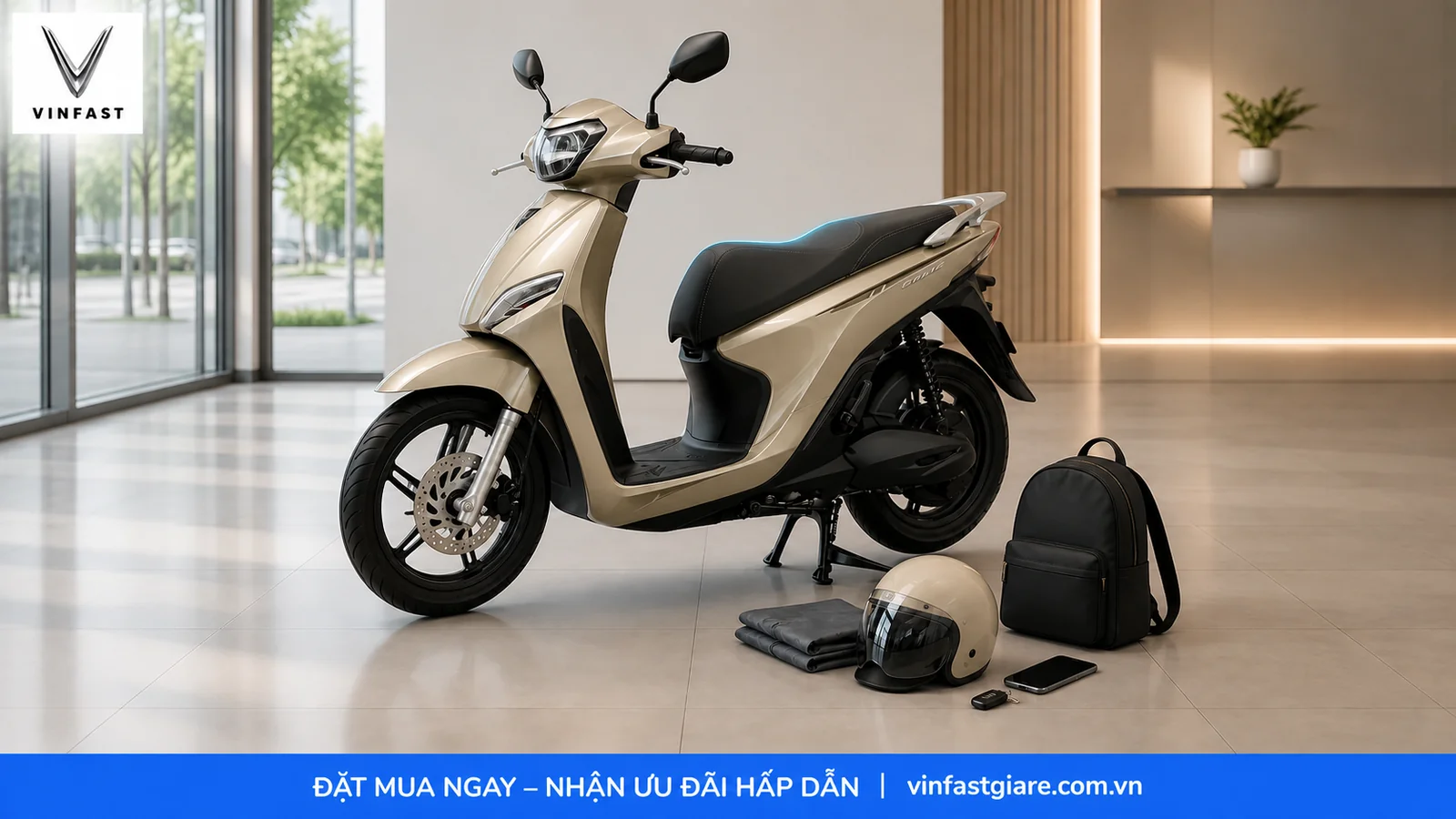 Cốp xe và tiện ích nổi bật trên VinFast Feliz 2025