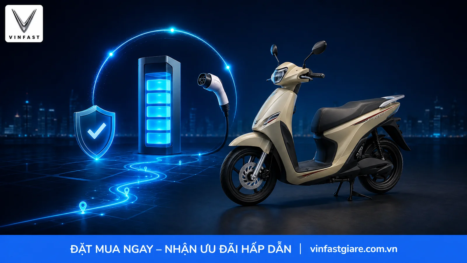Pin và quãng đường di chuyển của VinFast Feliz 2025