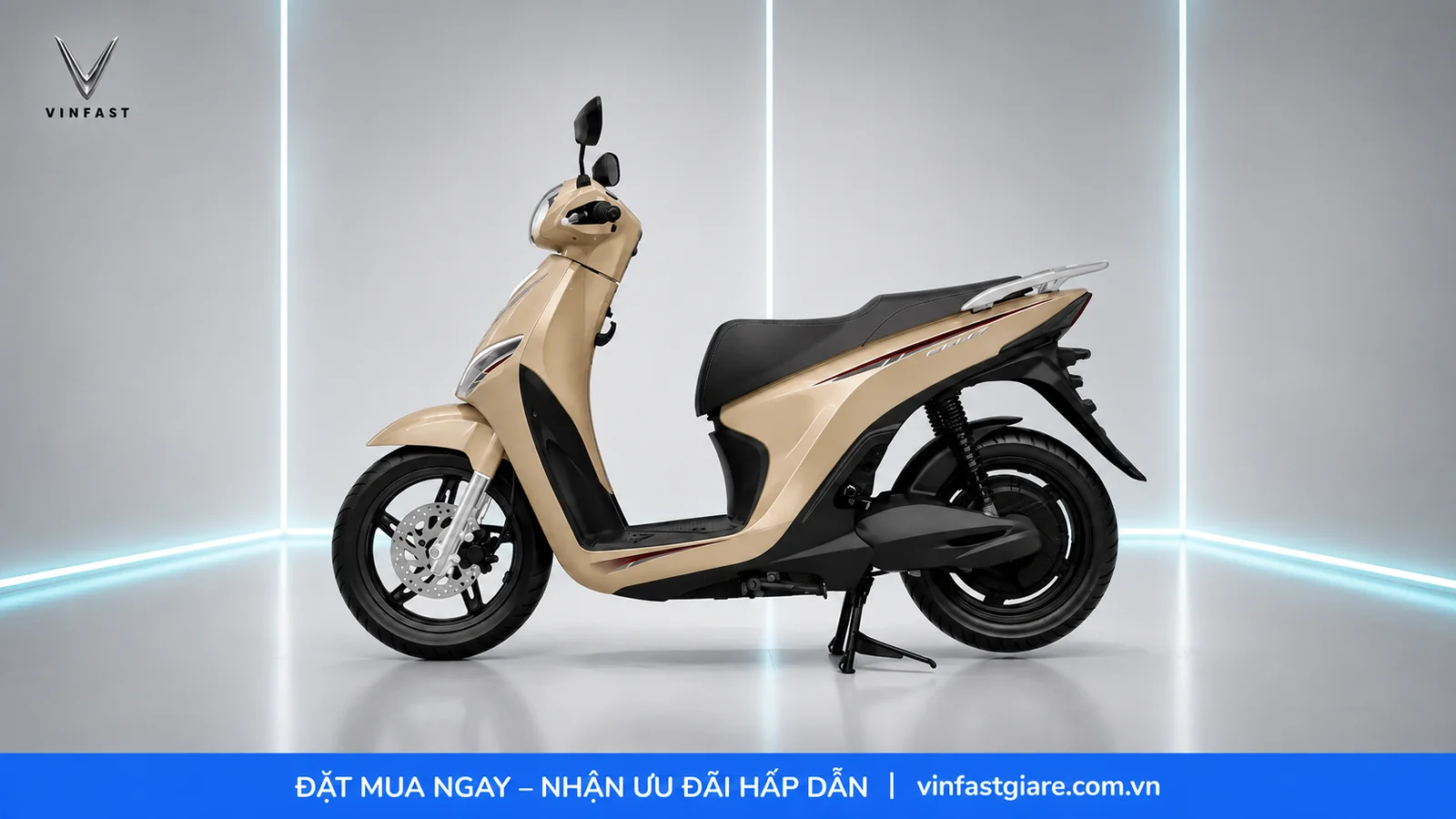 Thiết kế thân xe VinFast Feliz 2025 nhìn từ bên hông