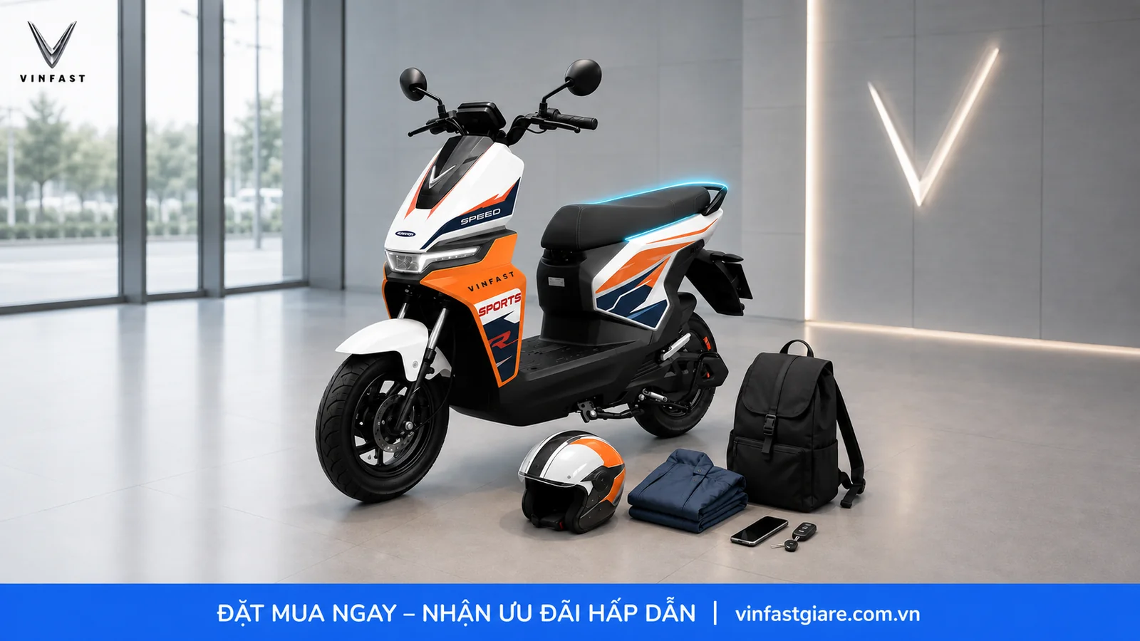 Cốp xe và tiện ích nổi bật trên VinFast Flazz Max
