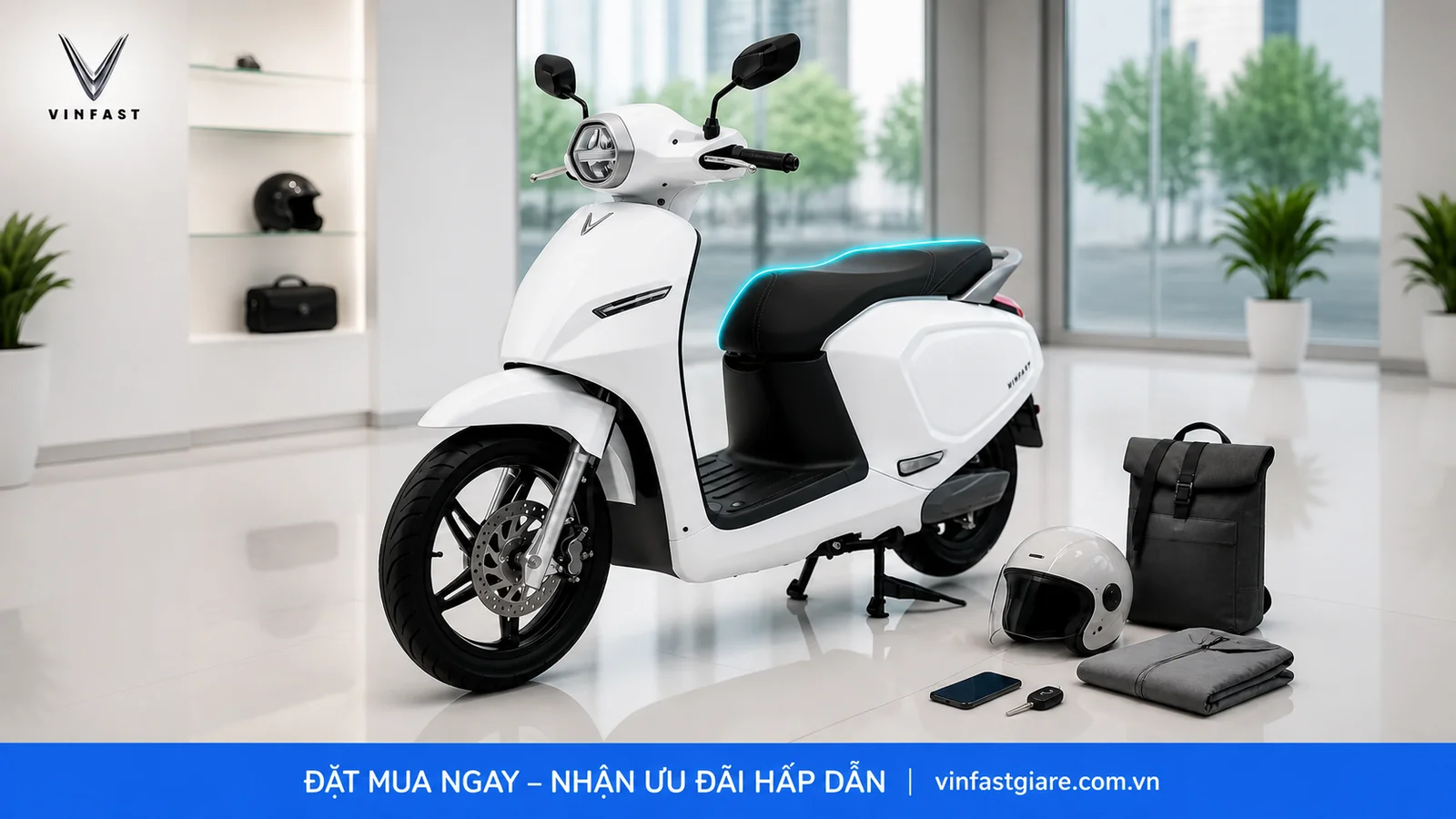 Cốp xe và tiện ích nổi bật trên VinFast Klara Neo