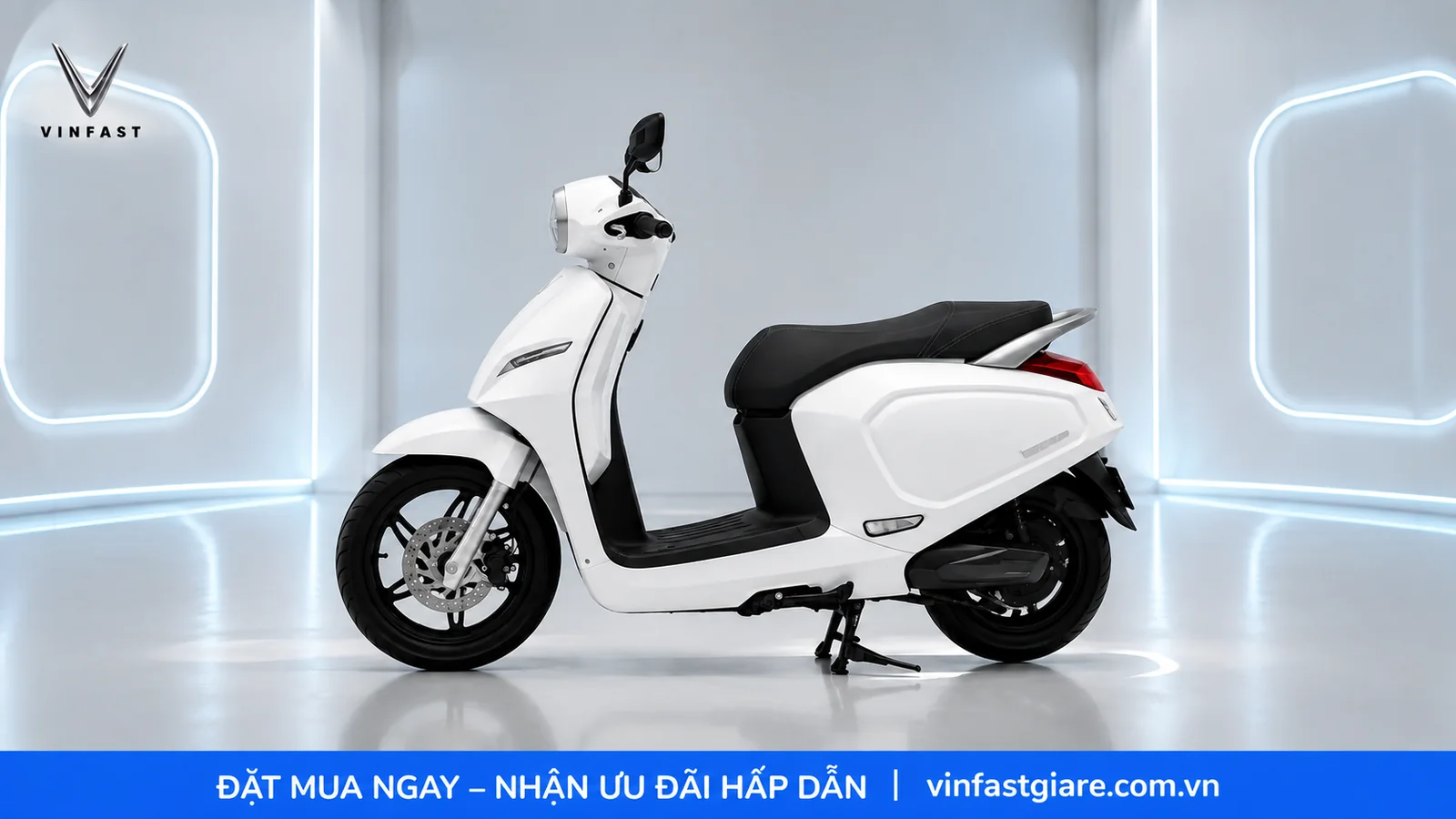 Thiết kế thân xe VinFast Klara Neo nhìn từ bên hông