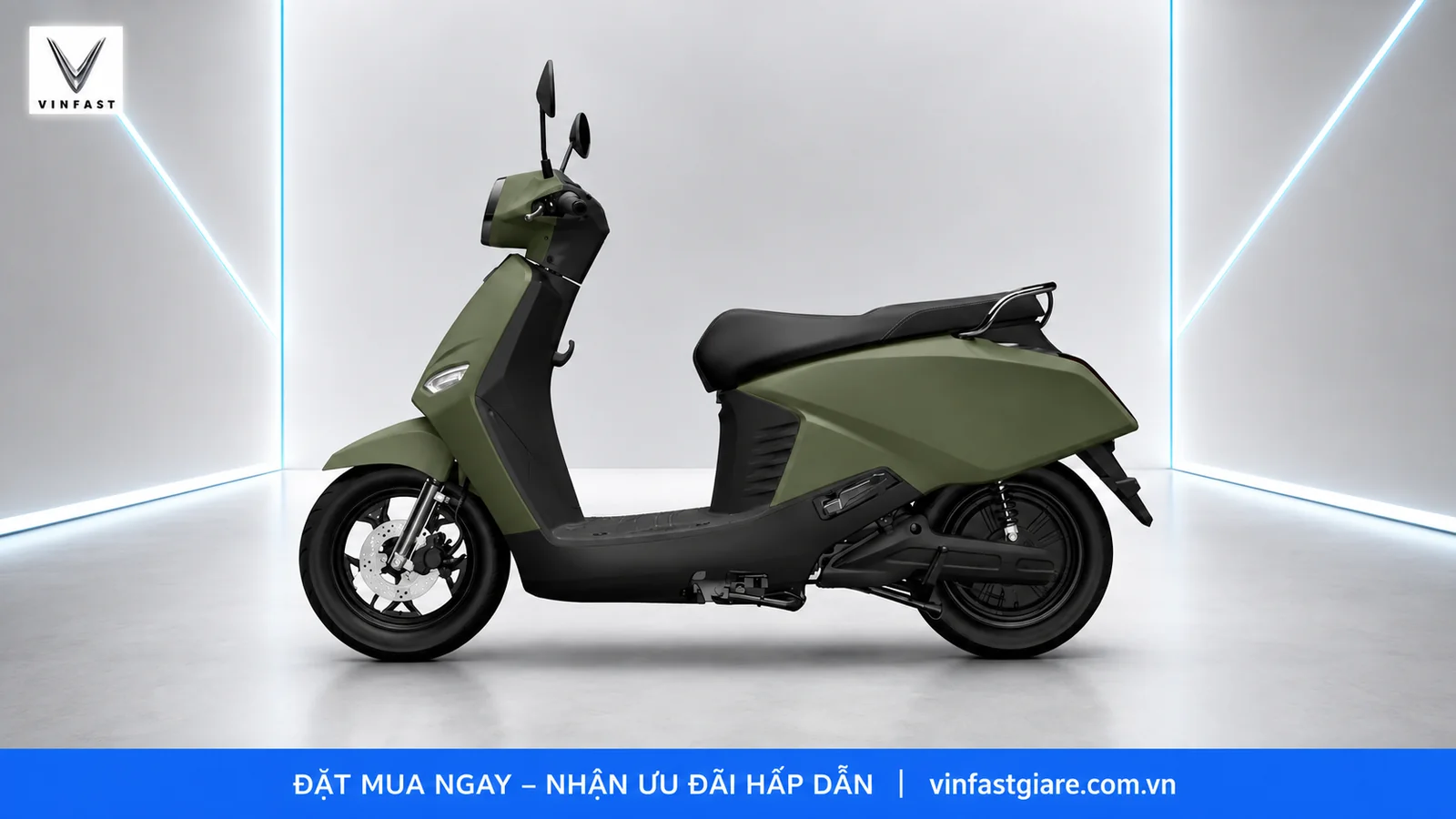 Thiết kế thân xe VinFast Vero X nhìn từ bên hông