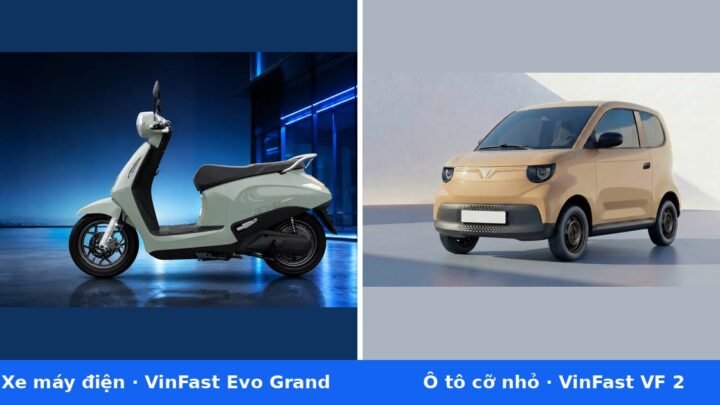 Xe điện cho người đi làm 2026: chọn xe máy điện hay ô tô cỡ nhỏ VinFast?